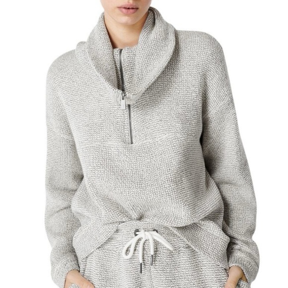 Sweaty Betty Restful Boucle Half Zip Sweatshirt - Picture 2 of 4